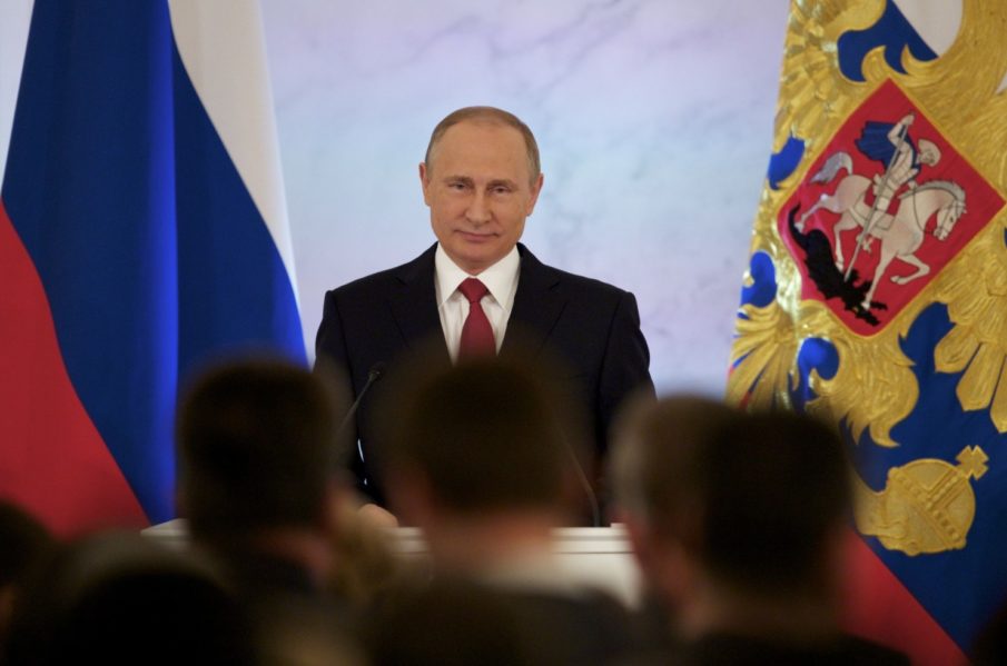 Putin’s national address takes jabs at the US, but calls for cooperation