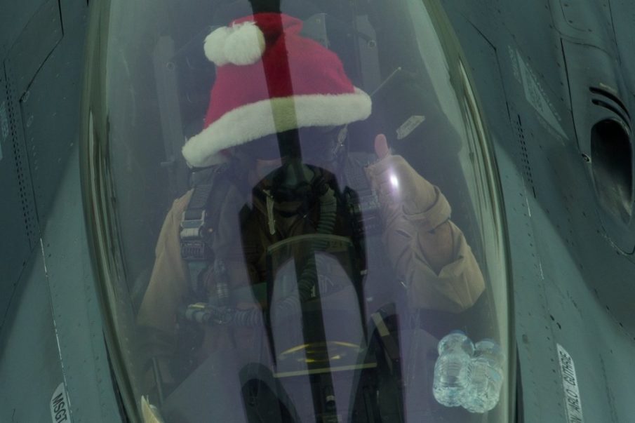US Air Force pilots donned Santa hats during Christmas Day airstrikes on ISIS in Iraq
