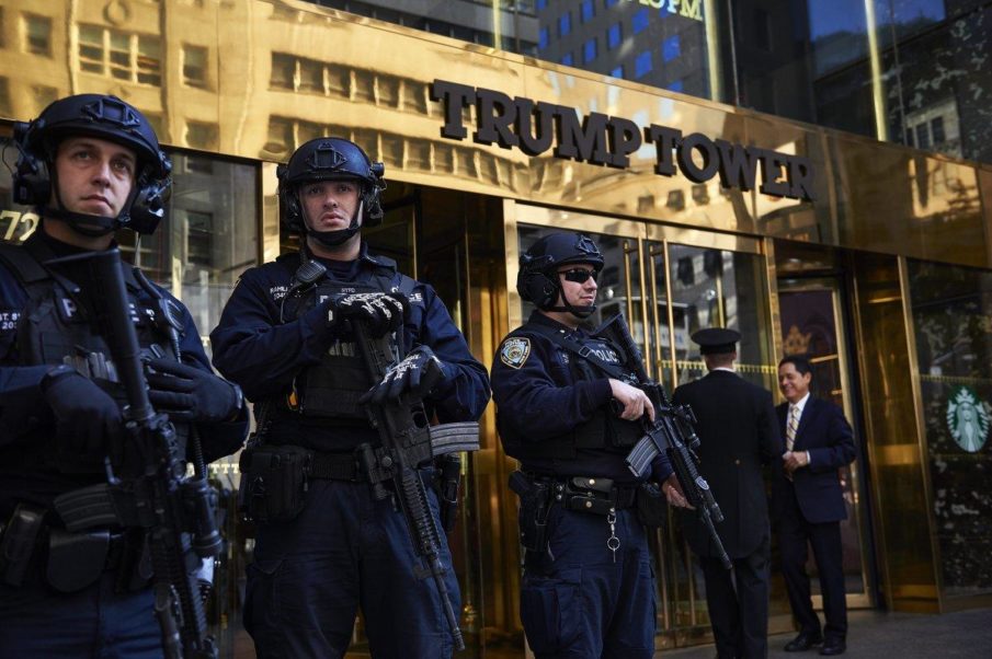 Baruch College student busted at Trump Tower with backpack full of weapons including knives, firework