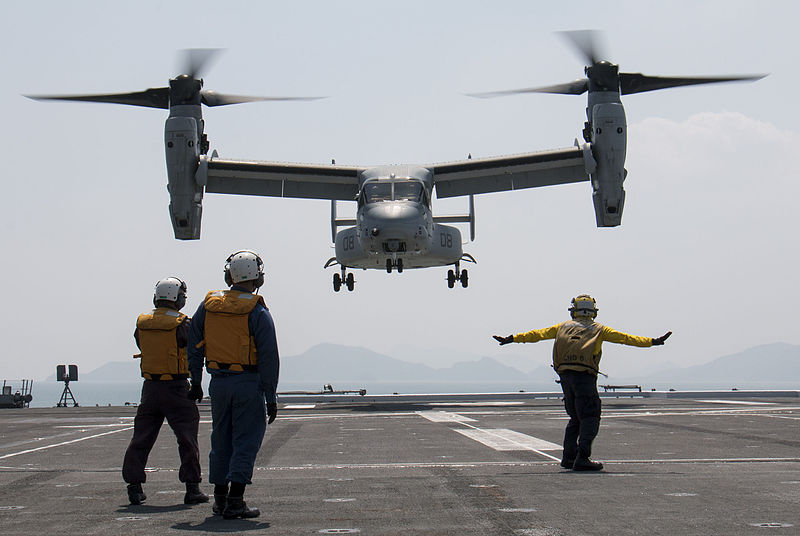 Marine Corps in Japan Cleared to Resume Flying MV-22 Ospreys