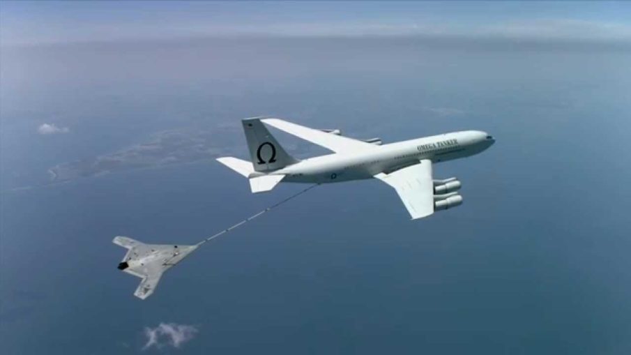 Watch: First ever drone refueling! US Navy X-47B