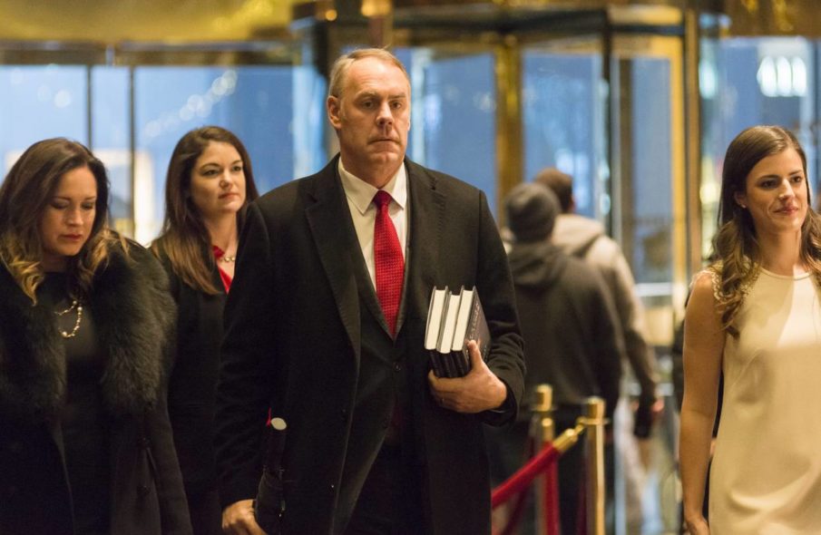 Trump taps Montana congressman Ryan Zinke as interior secretary