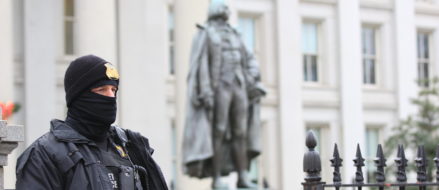 Watching the presidential inauguration through the eyes of a Marine