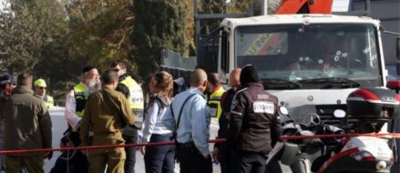 Jerusalem attack: Four dead after lorry driver rams soldiers