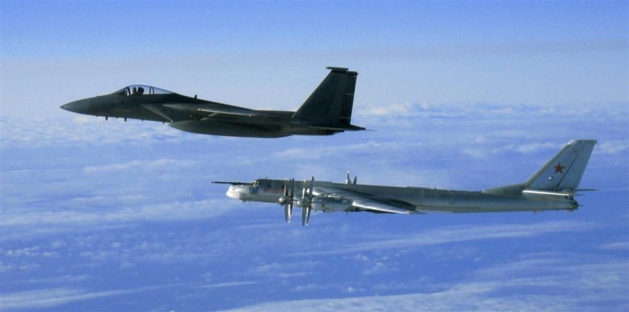 Japan scrambles jets to intercept Russian bombers!