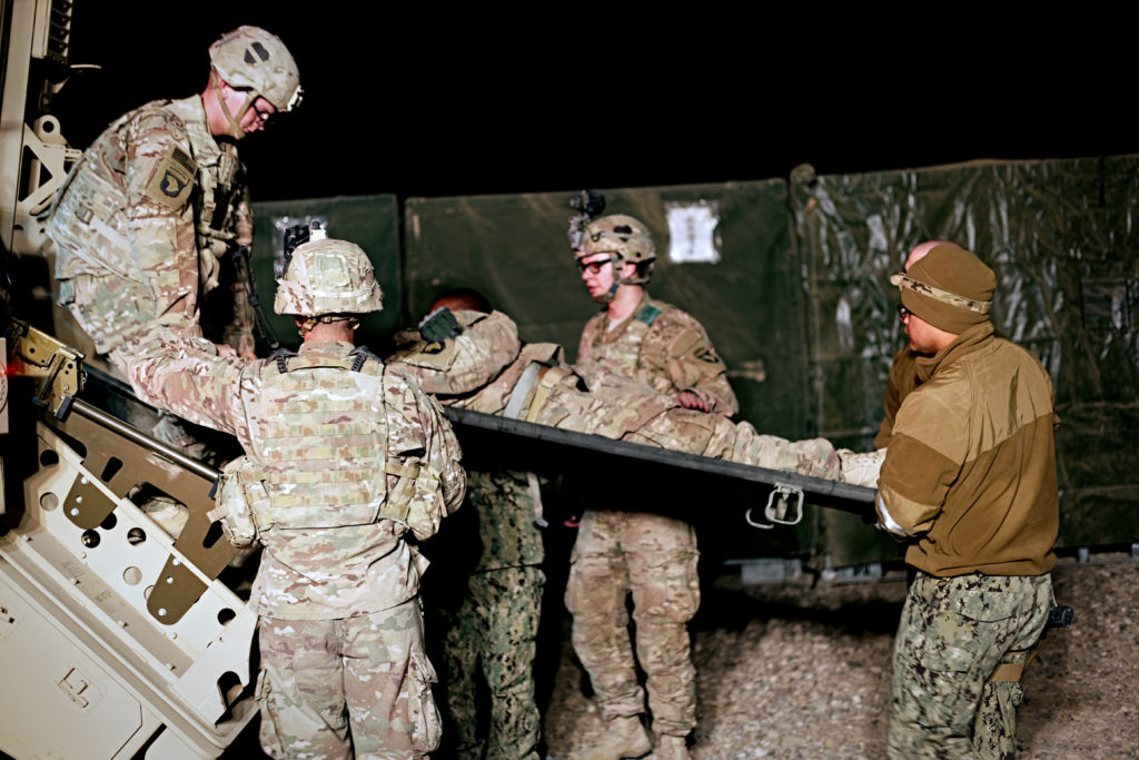 Evacuation to the Role II