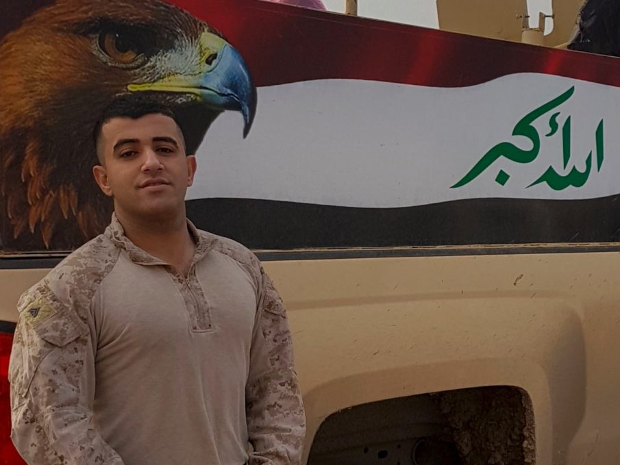 This story about an Iraqi refugee becoming a US Marine may be the Pentagon’s ‘Twitter rebellion’ against Donald Trump