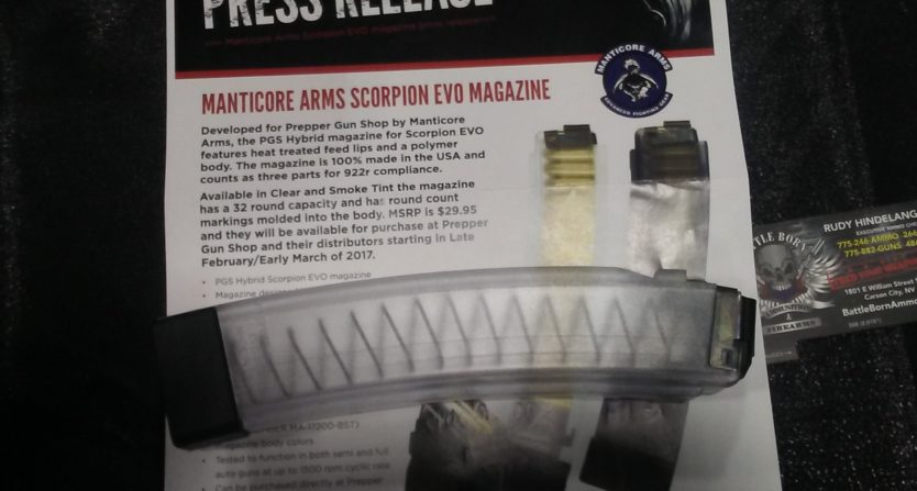 Manticore Scorpion Mags – Shot Show