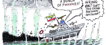 Navy Destroyer fires warning shots at four Iranian vessels Sunday