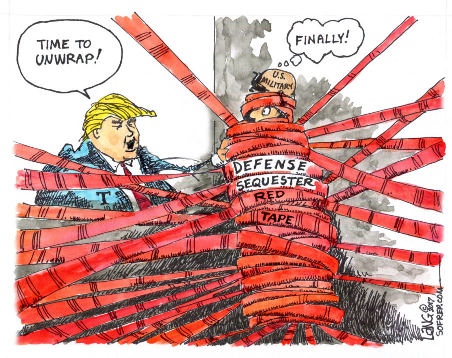 President Trump promises to ‘make our military strong again’