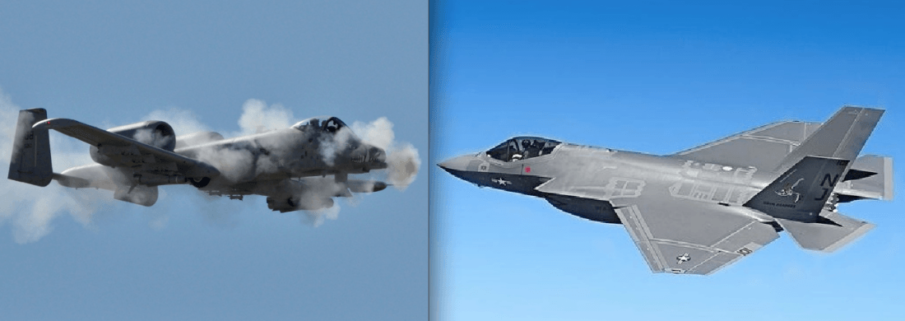 A-10 versus the F-35! Which aircraft will win the shootout?