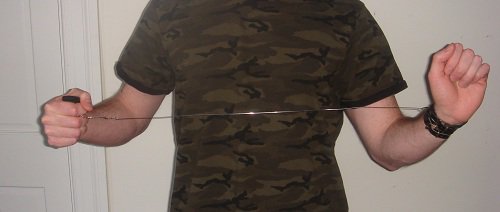 The garrote wire | For sentry removal