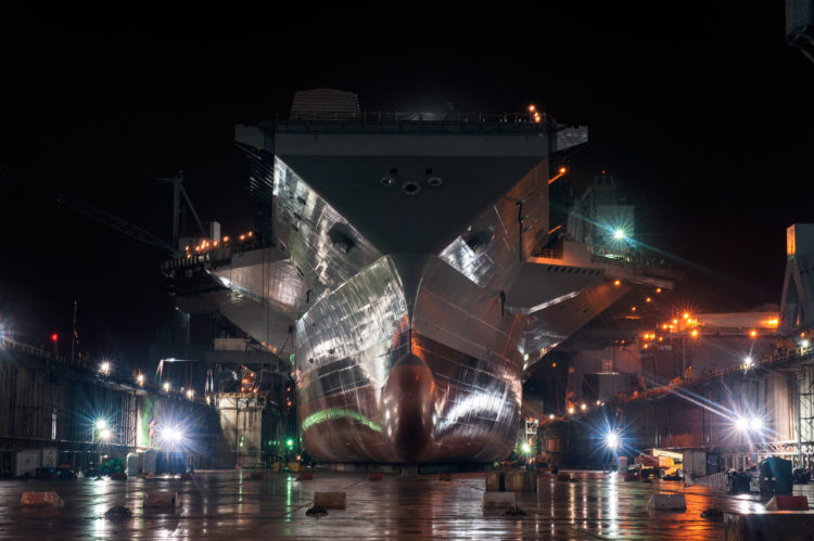 Navy Aircraft Carrier Gerald R. Ford May Be Ready in April