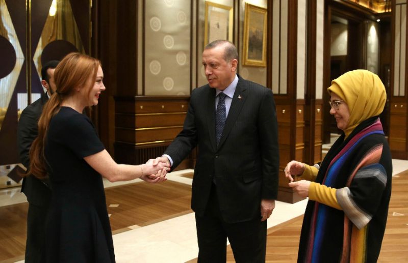 Alt-Qaeda: Lindsay Lohan meets with Erdogan and Aleppo Twitter girl