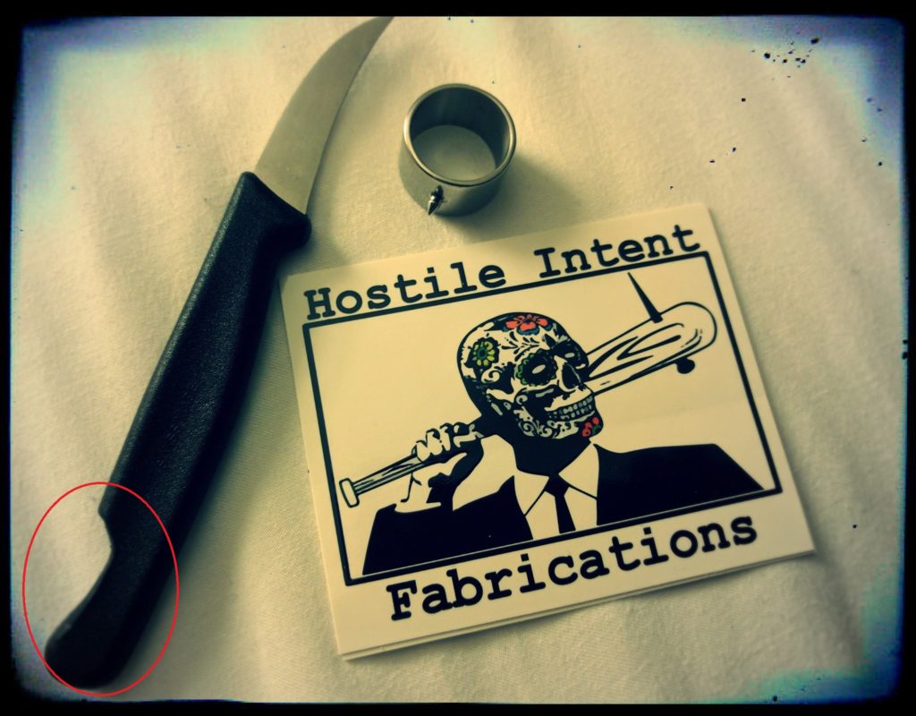 Improvised Throw Away Edged Weapons