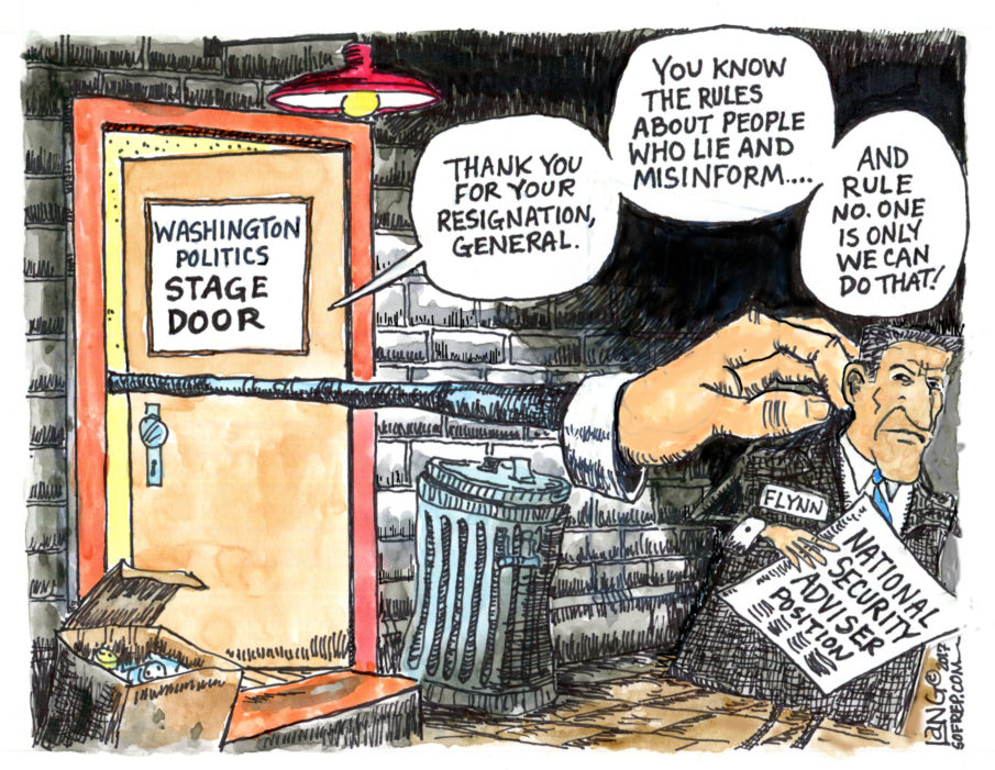 President Trump asked for Flynn’s resignation due to a lack of trust