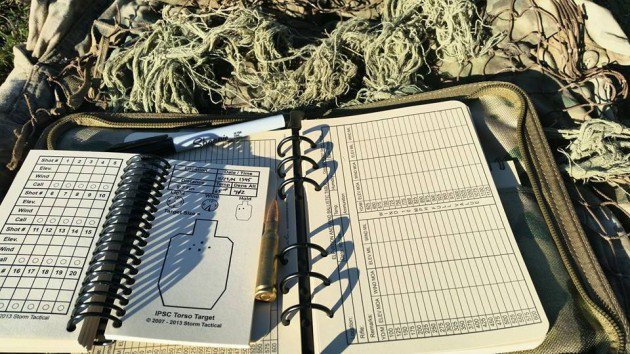 Storm Tactical precision rifle data books