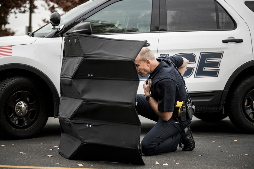 Watch: BYU’s origami shield unfolds to protect up to three from .44 magnum rounds