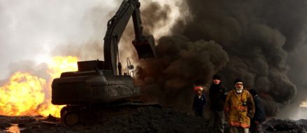 Fireballs and booby traps: On the front lines with the oil workers battling ISIS