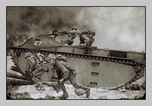 Guns in Movies: Oscar Winner “With The Marines at Tarawa”