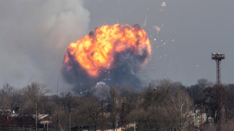 Watch: Ukrainian arms depot explodes in what officials call ‘an act of sabotage’