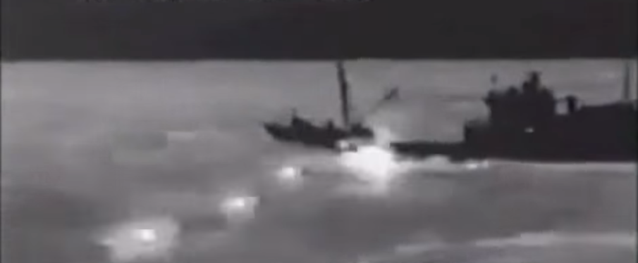 Watch: Firefight with a North Korean spy ship