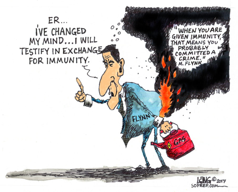 Former national security advisor Mike Flynn offers to testify in Russian probe in exchange for immunity