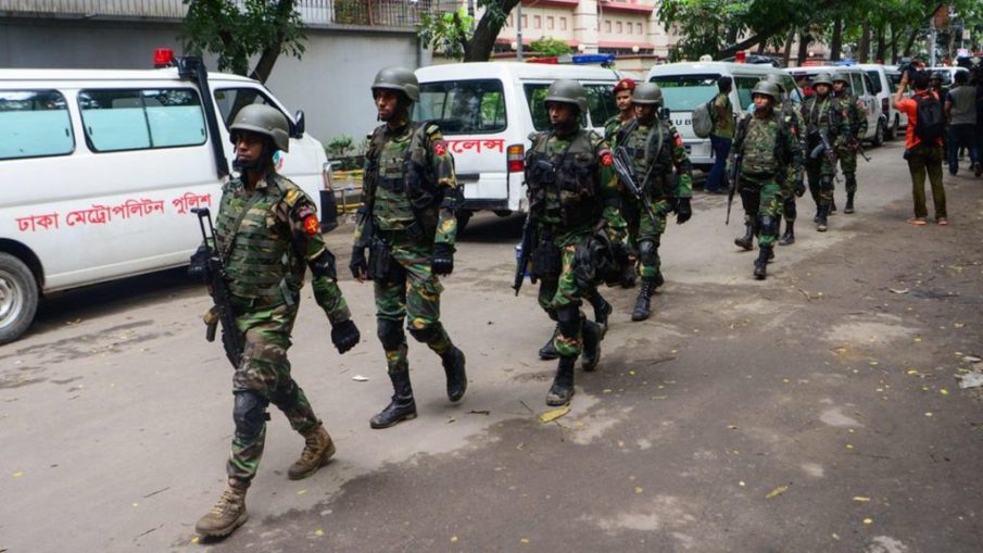 Explosion in Bangladesh ends standoff and kills militants, child as police conduct counter terrorism raids