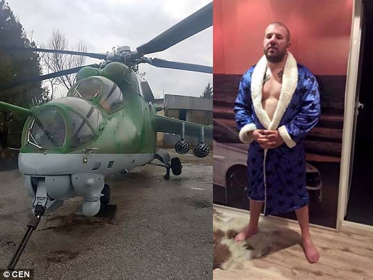 Bulgarian ISIS bounty hunter buys attack helicopter to help find ‘Potential Jihadis’