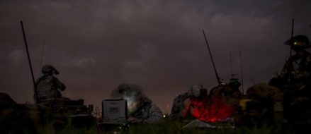 Behind host nation jump ops… Nature calls on the flightline