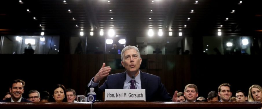 Watch: Neil Gorsuch fields questions on the 2nd Amendment and ‘military’ style weapon bans in his Supreme Court confirmation hearing