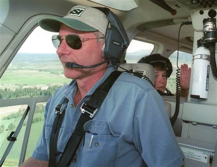 Harrison Ford says “Oohhh. I landed on Taxiway Charlie. I understand now. Sorry for that.”