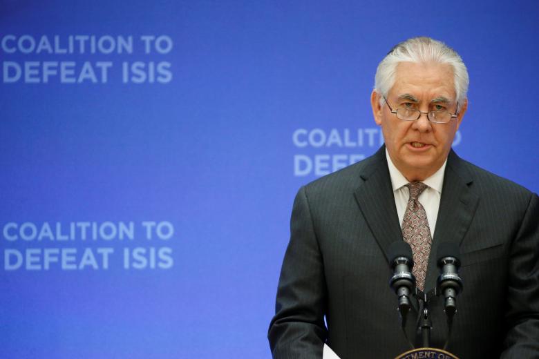 Tillerson hosts first anti-ISIS coalition meeting since Trump took office