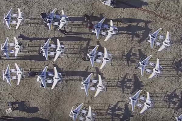 The Swarm! Low-cost Unmanned Aerial Vehicle swarming technology (LOCUST)