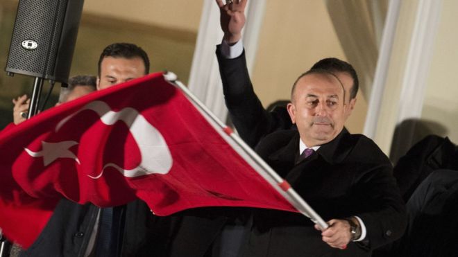 Tensions high in Europe leading up to a pivotal election in Turkey