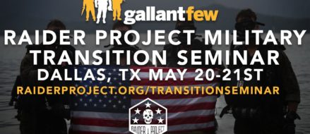 Lineup for 2017 GallantFew’s Raider Project military transition seminar announced