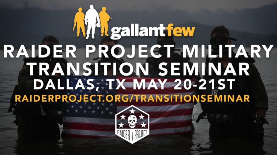 Lineup for 2017 GallantFew’s Raider Project military transition seminar announced