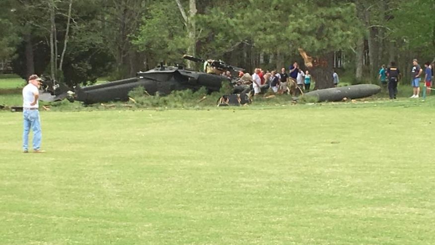 UH-60 Blackhawk helicopter crashes in Maryland