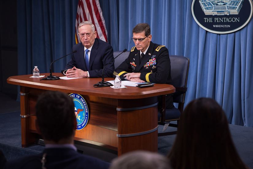 Mattis and CENTCOM commander weigh in on Syria strike