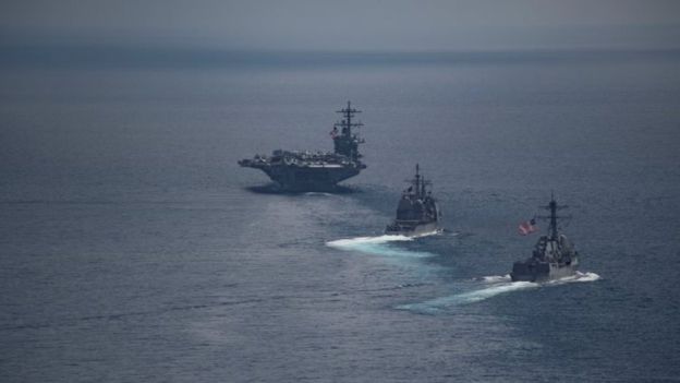 North Korea threatens to destroy U.S. carrier with a ‘single strike,’ China urges restraint