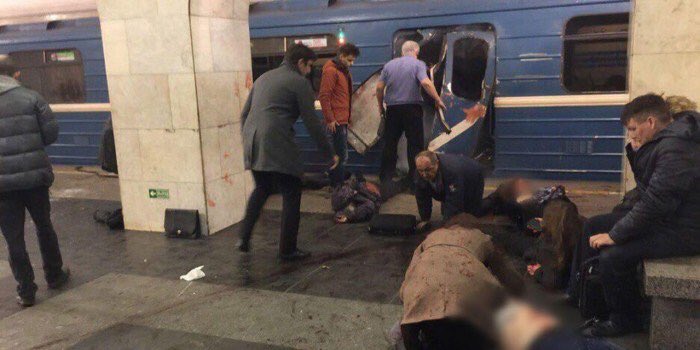 St Petersburg metro explosion, 11 killed and dozens injured