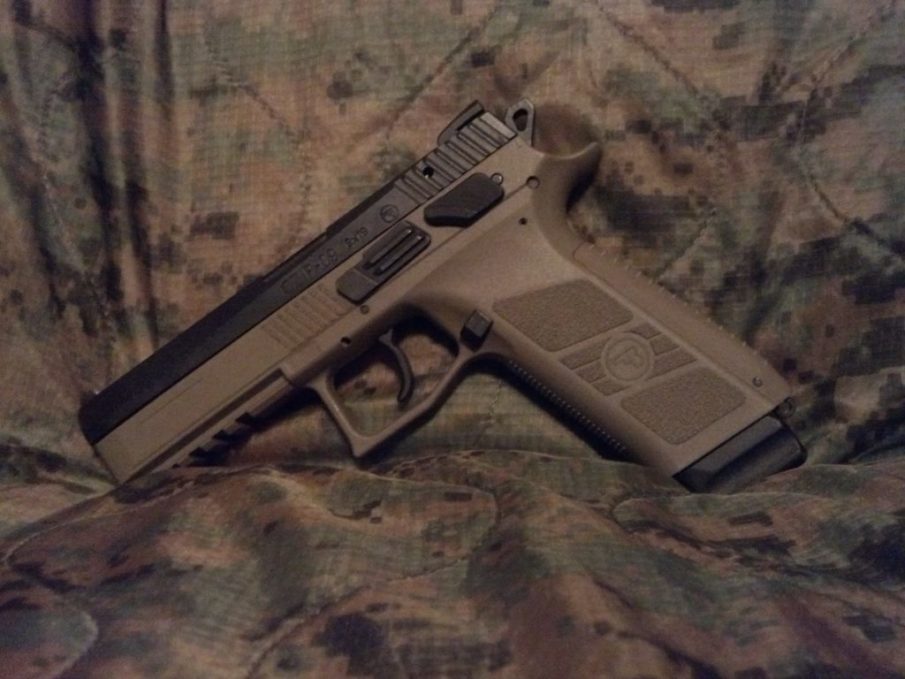 The CZ P09 with a little help from Cajun Gunworks