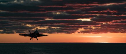 Picture of the day: F/A-18E Super Hornet landing on the USS Dwight D. Eisenhower CVN 69 (SUSTEX)