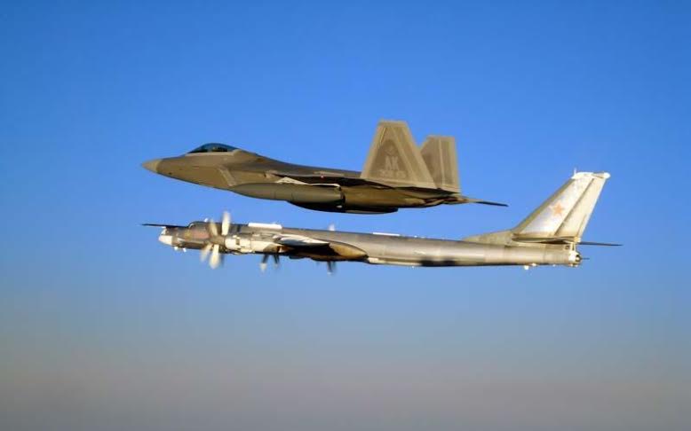 Russian bombers intercepted off the coast of Alaska twice in a matter of hours
