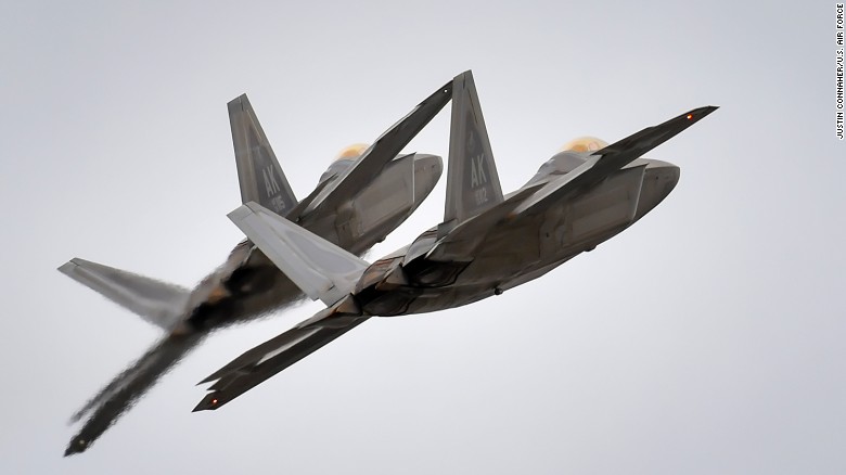 US F-22s intercept Russian bombers off Alaska coast