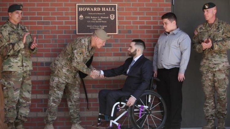 Special Forces Honor COL Bob Howard (MOH) With Building Dedication at Camp Mackall