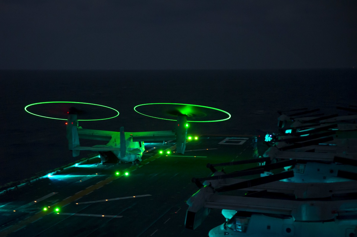 Marine Corps MV-22 Osprey May Take New Role With Futuristic Weapons