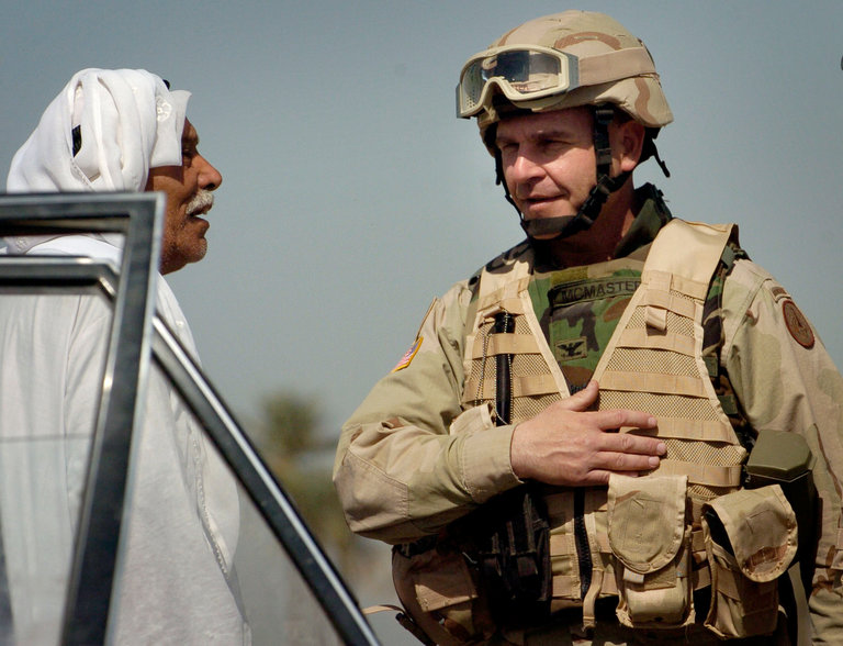 National security adviser in Kabul for talks days after U.S. dropped massive bomb on ISIS forces