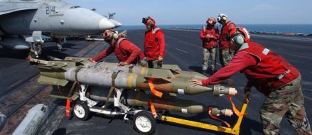 Air Force & Navy need more bombs (watch Navy load bombs by hand)