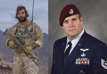 Historic ceremony awards Air Force Crosses to Staff Sergeant Chris Baradat and Master Sergeant Keary Miller